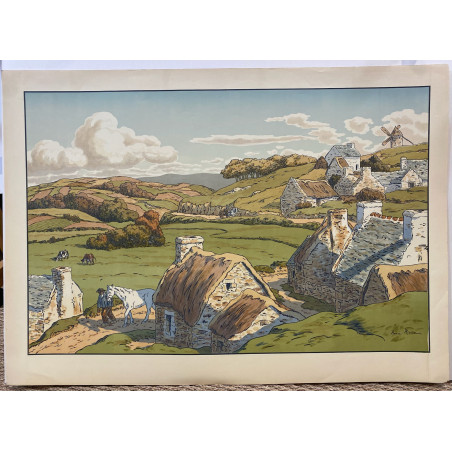 Henri Rivière, les aspects de la nature, 1897-1908, le vallon, 1908.