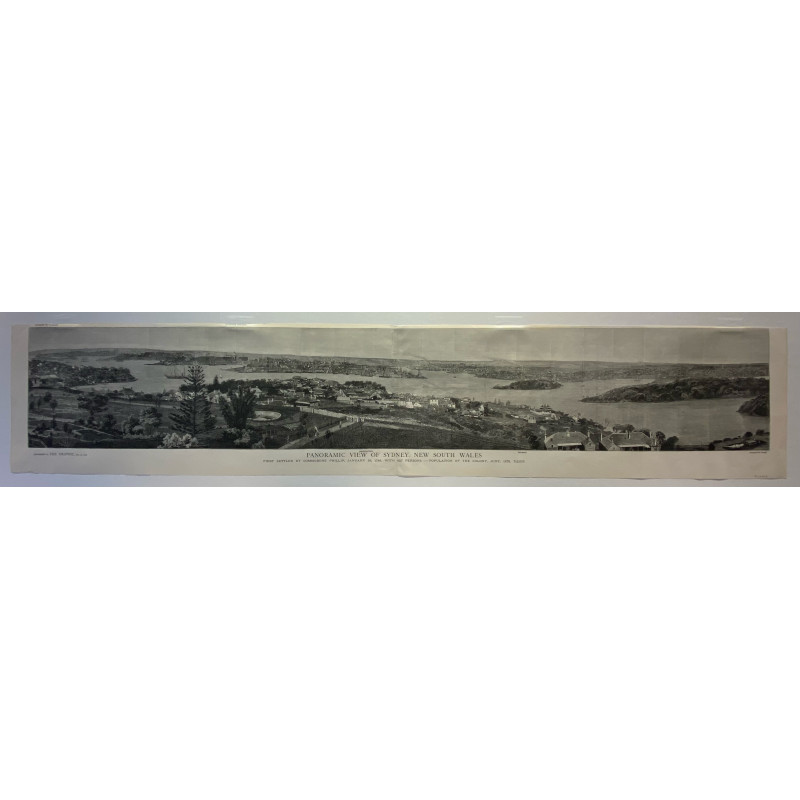 Panoramic view of Sydney, new south wales, 27 Dec 1879