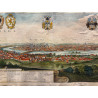 PRAGA, Eau forte et burin, Wentzel Hollart, 1649.