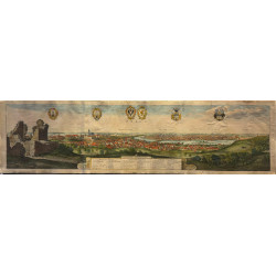 PRAGA, Eau forte et burin, Wentzel Hollart, 1649.