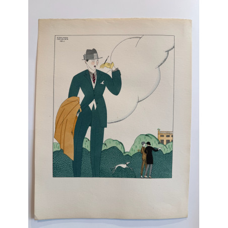 Lithographie d'Edouard Halouze, 1920.