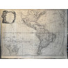 Carte d'Amérique divisée en ses principaux états, J.B Nolin 1785.