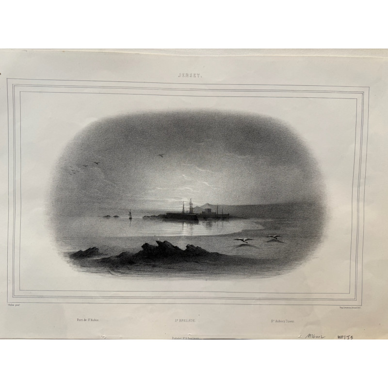 Aperçu du produit: St Brelade, fort de St Aubin, Jersey, Dpt Manche,1840.