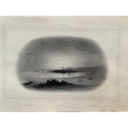 St Brelade, fort de St Aubin, Jersey, Dpt Manche,1840.