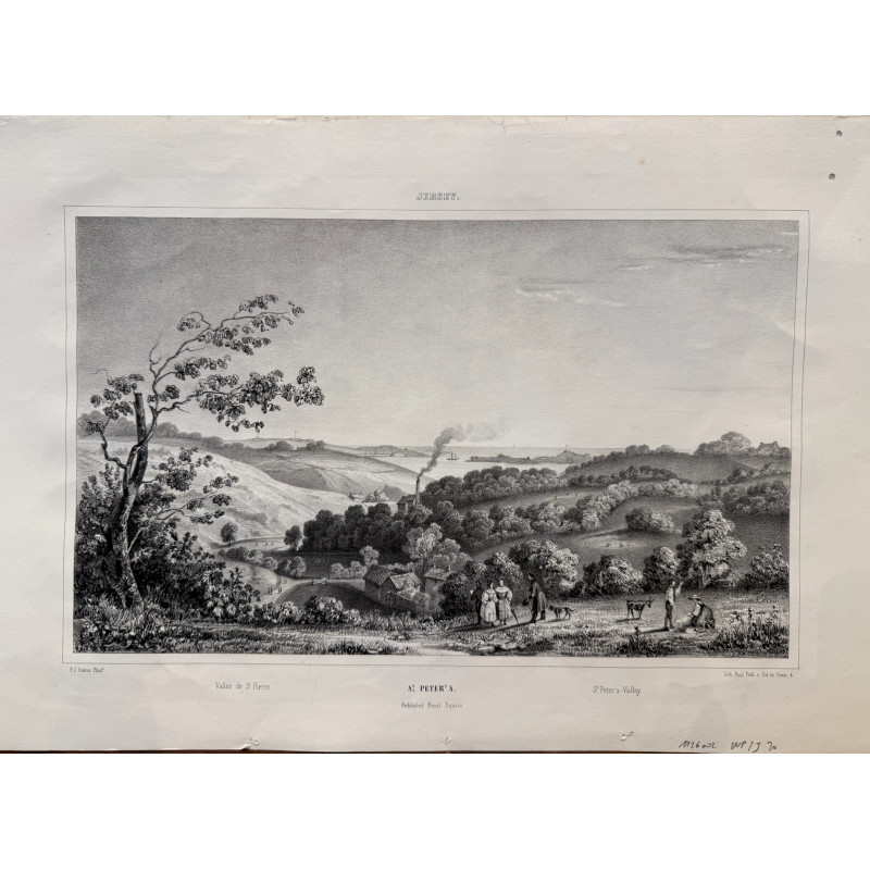 Aperçu du produit: Vallée de St Pierre, Jersey, Dpt Manche,1840.
