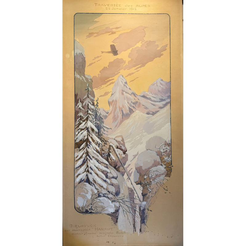 Aperçu du produit: Gamy, Montaut, traversée des Alpes 25 Janvier 1913.