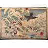 Utsushi RINSAI, kacho-ga, Oiseaux et fleurs variés, 1880