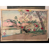 Utsushi RINSAI, kacho-ga, Oiseaux et fleurs variés, 1880