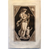 Euterpe, Muse qui préside à la musique, Boizot Louis Simon graveur.
