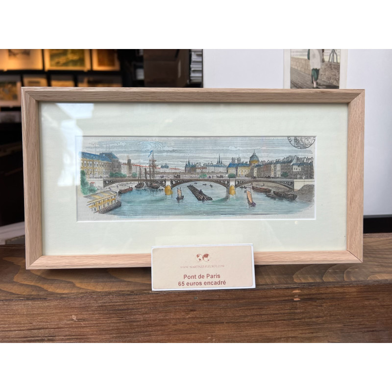 Aperçu du produit: Pont de Paris, Exposition Universelle 1889, 2 gravures encadrées.