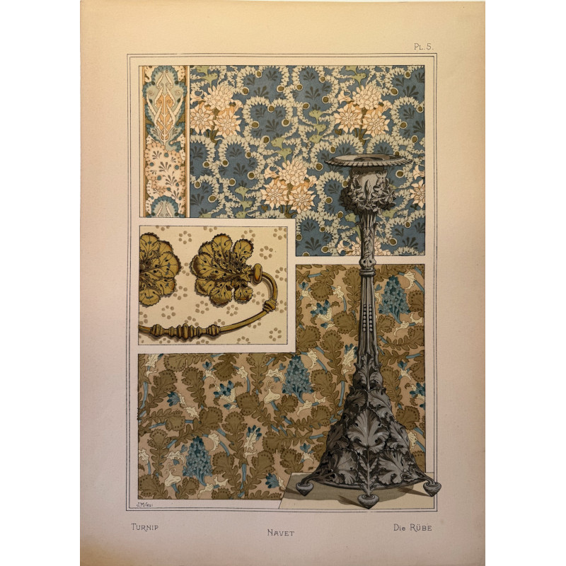 Aperçu du produit: Navet, la plante et ses applications ornementales parue en 1896, Eugéne Grasset.