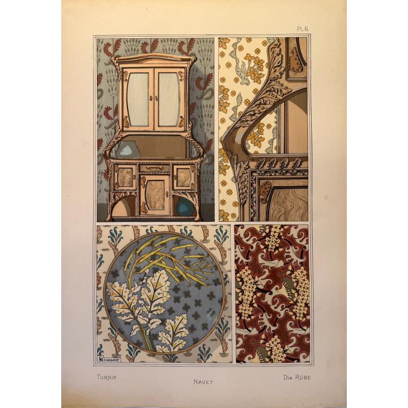 Aperçu du produit: Navet, la plante et ses applications ornementales parue en 1896, Eugéne Grasset.
