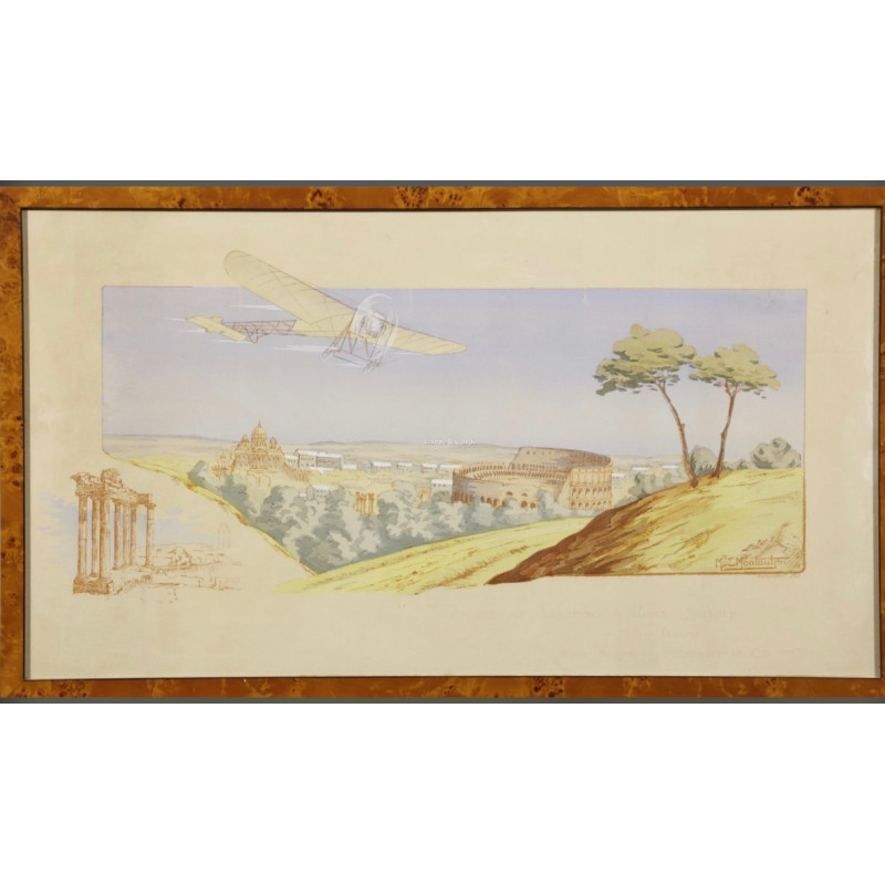 Aperçu du produit: Ernest Montaut, l' arrivée de Beaumont à Rome,1911.