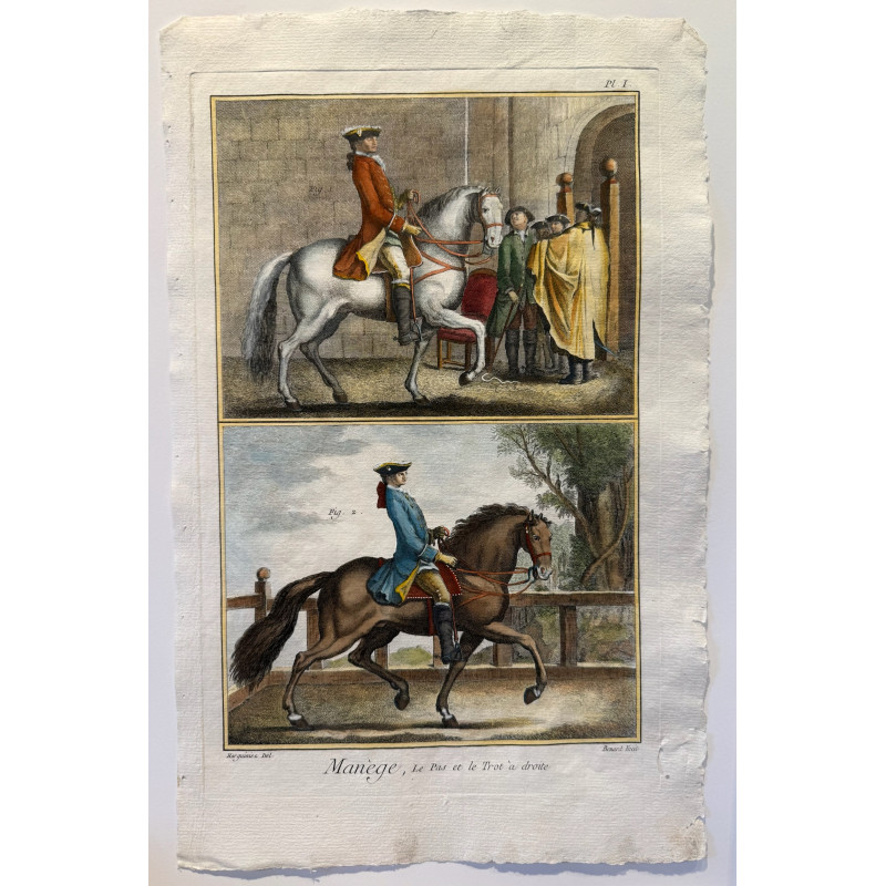 Aperçu du produit: Manège, Diderot d'Alembert, 1751, Pl 1.