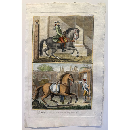 Manège, Diderot d'Alembert, 1751, Pl 2 .