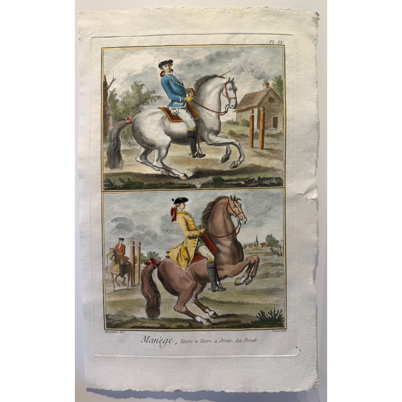 Aperçu du produit: Manège, Diderot d'Alembert, 1751, Pl 9 .