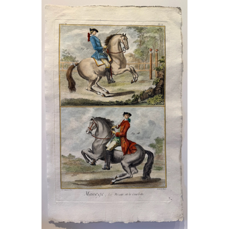 Aperçu du produit: Manège, Diderot d'Alembert, 1751, Pl 10 .