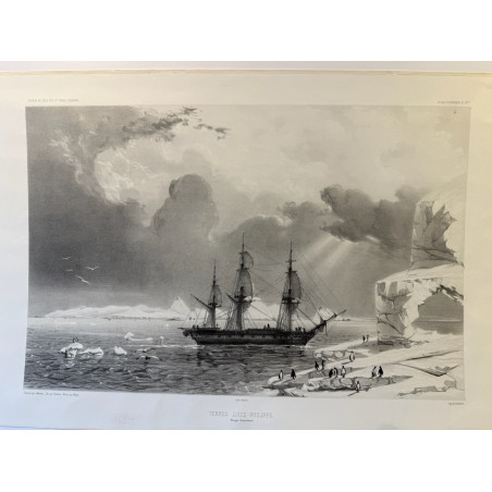 Voyage au pôle Sud et dans l'Océanie, Dumont-D'Urville. Terres Louis Philippe.