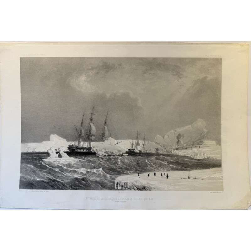 Aperçu du produit: Voyage au pôle Sud et dans l'Océanie, Dumont-D'Urville, Entrée dans l'intérieur de la banquise, le 4 Février 1838