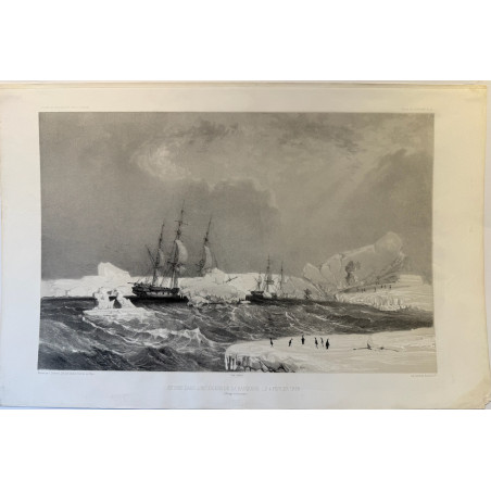 Voyage au pôle Sud et dans l'Océanie, Dumont-D'Urville, Entrée dans l'intérieur de la banquise, le 4 Février 1838