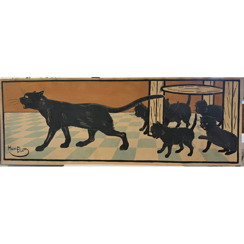 Aperçu du produit: Harry Eliott, Frise N°2, la marche à la soupe, 1903.