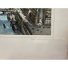 Paris en 1867, vue prise au dessus de l'entrée du jardin des tuileries.