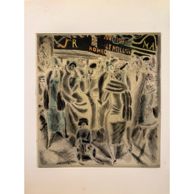 Aperçu du produit: Grands boulevards, Rue et visages de paris, Chas Laborde 1926.