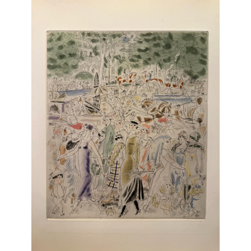 Aperçu du produit: Avenue du bois, Rue et visages de paris, Chas Laborde 1926.