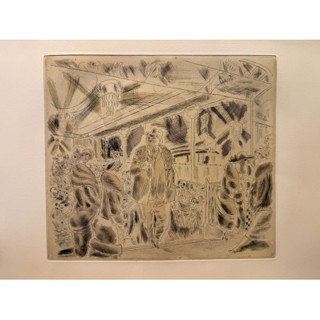 L'apéritif place blanche, Rue et visages de paris, Chas Laborde 1926.