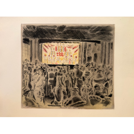 Le music hall, Rue et visages de paris, Chas Laborde 1926.