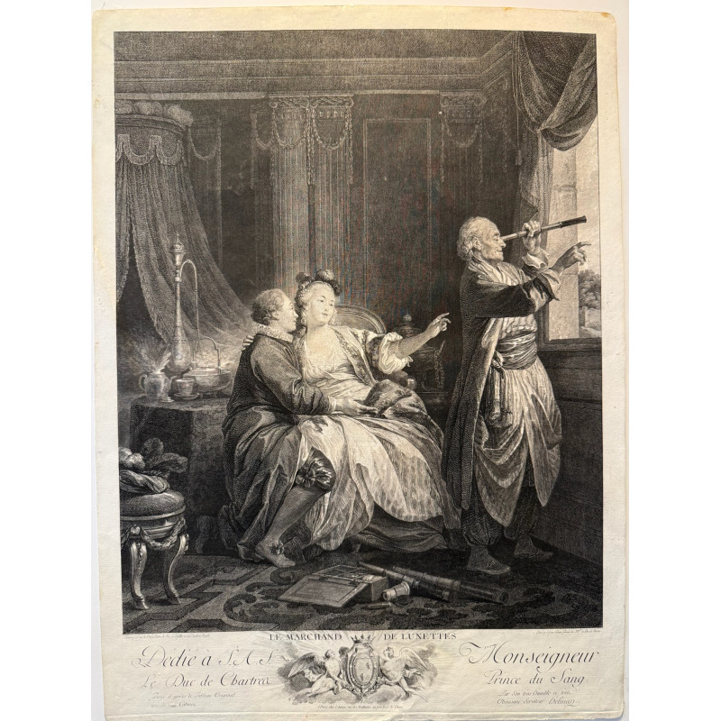 Aperçu du produit: Le marchand de lunettes, Helman 1776.