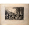 Physionomie de Paris, les Tuileries ( allée des feuillants), E.guérard 1856.