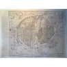 Plan de la ville de Paris, Guillaume Dheulland 1756.