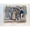 Gustave DORE, la menagerie Parisienne 1861,Loups cerviers