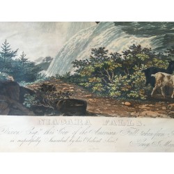 NIAGARA FALLS, W. J BENNETT (1787-1844)