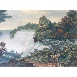 NIAGARA FALLS, W. J BENNETT (1787-1844)