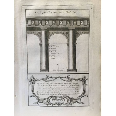 Les cinq ordres d'Architecture par Jacques Barrozio VIGNOLE, 1760