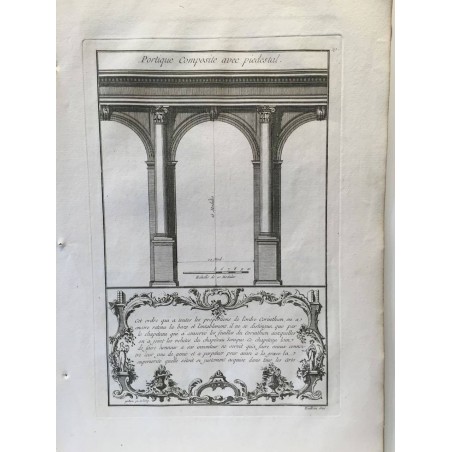 Les cinq ordres d'Architecture par Jacques Barrozio VIGNOLE, 1760