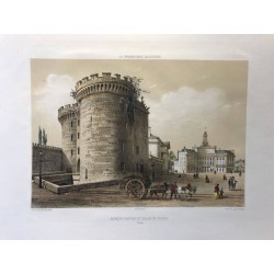 Alençon, Chateau et palais de justice, La Normandie Illustrée, 1865