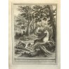 Oudry, Fables de la Fontaine, 1755, Le corbeau, la gazelle, la tortue et le rat