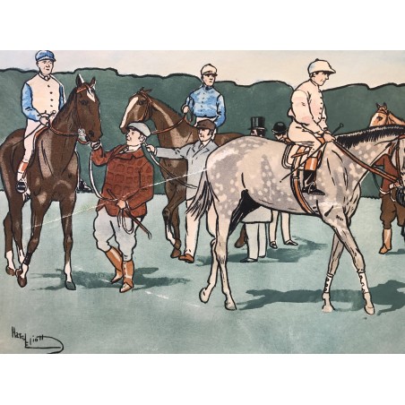 Harry Eliott, frise décorative, la rentrée, 1912