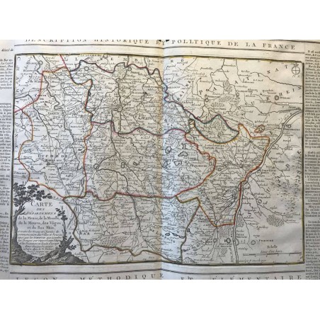 BRION et DESNOS, 1790, description historique et politique de la FRANCE 