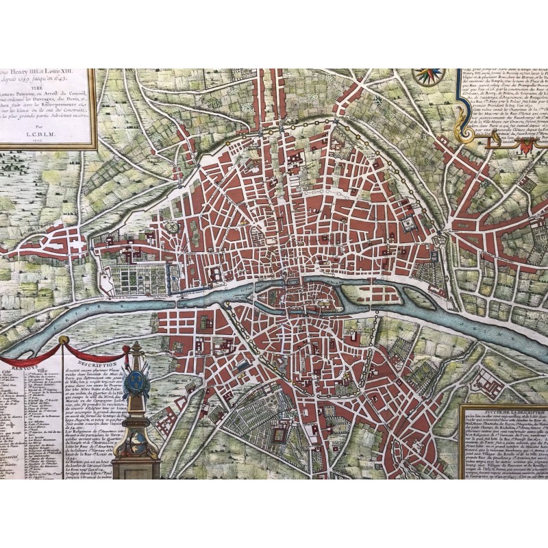 Aperçu du produit: DELAMARE, traité de Police 1709, Plan de Paris