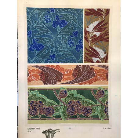 E.A SEGUY, les fleurs et leurs applications décoratives, A Calavas éditeur, Paris 1902