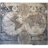 Mappemonde HOMMAN 1750, Coloris anciens