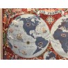 MAPPEMONDE AIR FRANCE Lucien BOUCHER 1950.