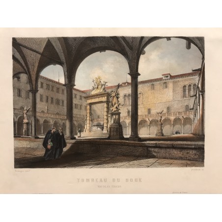Venise, Galibert, 1854, Tombeau des Doges