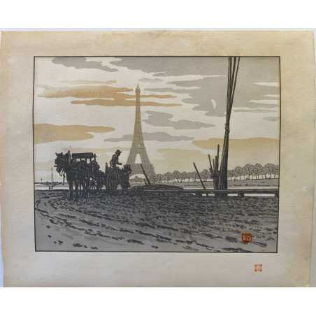 Henri Rivière, les 36 vues de la Tour Eiffel, 1902