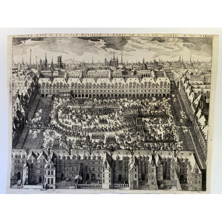 Matthäus Merian I, Carosel fait à la Place Royalle à Paris le V.VI.VII Avril M.DC.XII, 1612