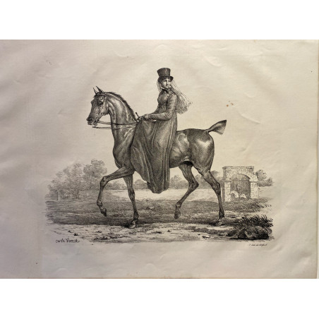Carle Vernet, la grande suite de chevaux, 1820